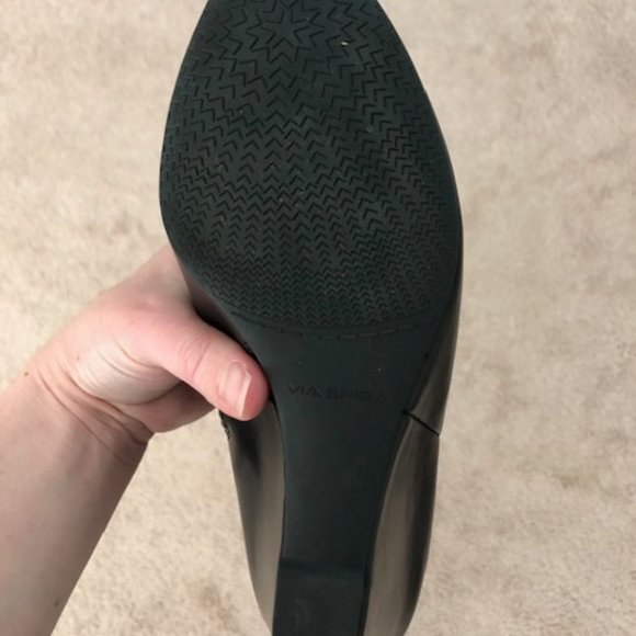 Via Spiga Black leather tall boots. SIZE 7. - Picture 5 of 5